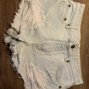 High Waisted Jean Shorts